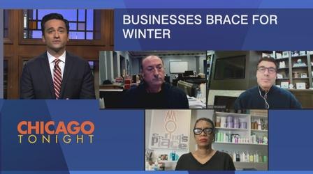 Video thumbnail: Chicago Tonight Chicago Businesses on Bracing For the Winter