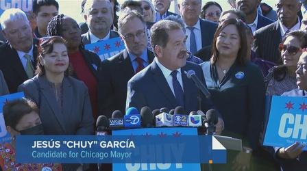Video thumbnail: Chicago Tonight Jesus ‘Chuy’ García Launches Bid for Mayor of Chicago