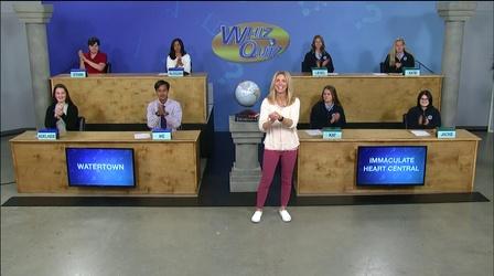Video thumbnail: Whiz Quiz Watertown vs. Immaculate Heart 2021