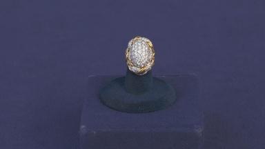 Appraisal: Verdura Gold, Platinum & Diamond Ring, ca.1965