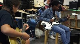 Video thumbnail: PBS NewsHour ‘Girls Rock Austin’: A different take on summer camp