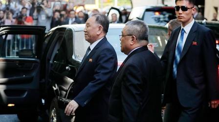 Video thumbnail: PBS NewsHour News Wrap: North Korean diplomat arrives in U.S.