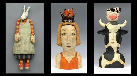 Video thumbnail: Oregon Art Beat Sara Swink, sculpting the subconscious | K-12