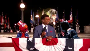 Host Alfonso Ribeiro, Elmo, and Cookie Monster Say Goodnight