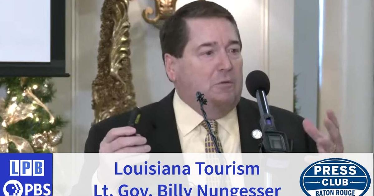Press Club Lt. Gov. Billy Nungesser Tourism Post Pandemic 11/28