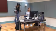 Students use VR to investigate potential crime scene