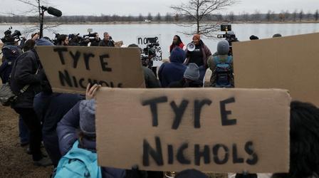 Video thumbnail: PBS NewsHour Police tactics under scrutiny in wake of Tyre Nichols death