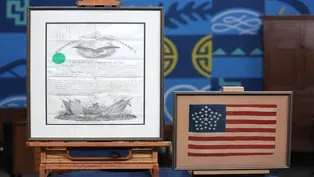 Appraisal: Civil War Lincoln-Signed Commission &34-Star Flag