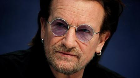 Video thumbnail: PBS NewsHour Bono on activism and connecting music to a larger meaning