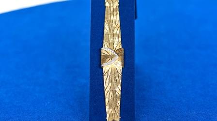 Video thumbnail: Antiques Roadshow Appraisal: Rolex Gold & Diamond Bracelet Watch, ca. 1955