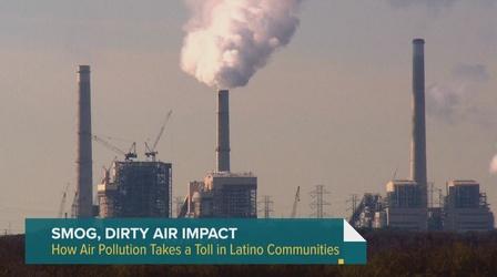 Video thumbnail: Chicago Tonight: Latino Voices Cook County Worst Neighbor in Country for Smog, Report Finds