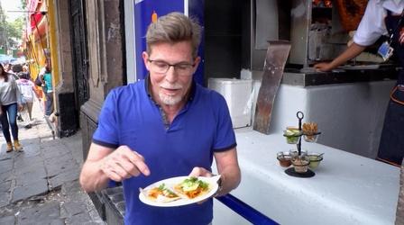 Video thumbnail: Mexico: One Plate at a Time with Rick Bayless A Tour of Tacos al Pastor