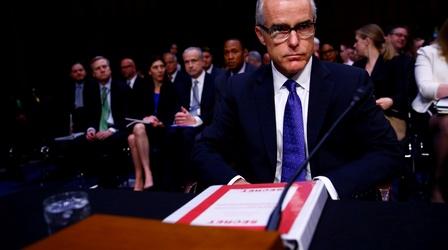 Video thumbnail: PBS NewsHour What does McCabe’s firing mean for the Russia investigation?