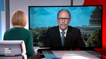 Video thumbnail: PBS NewsHour DNC's Tom Perez: We were hacked, and we need to seek justice