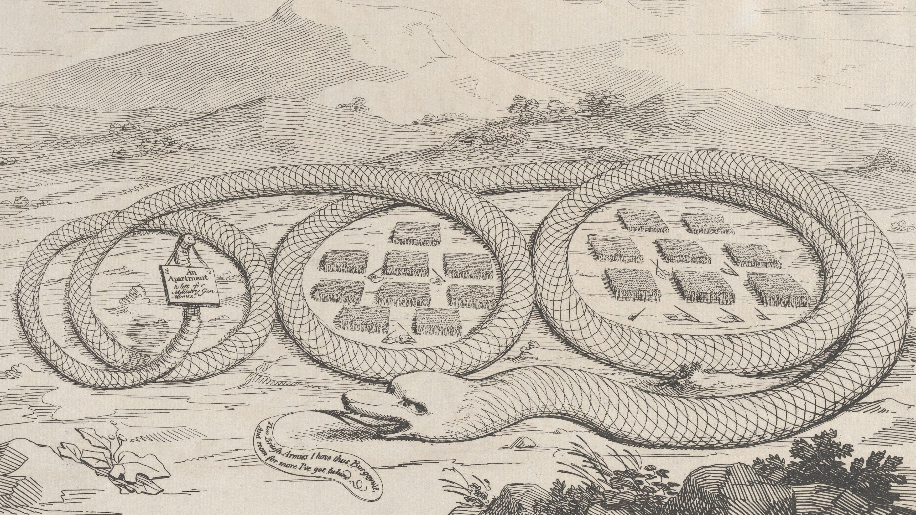 James Gillray’s Rattlesnake Cartoon