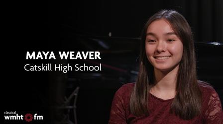 Video thumbnail: Classical Student Musician of the Month January 2022 |Maya Weaver