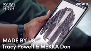 Mekka Don & Tracy Powell collaborate to make amazing wearable art