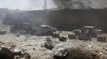 Video thumbnail: PBS NewsHour Suicide bomber strikes heart of highly secured Kabul