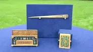 Appraisal: Tiffany Desk Set Pieces, ca. 1910