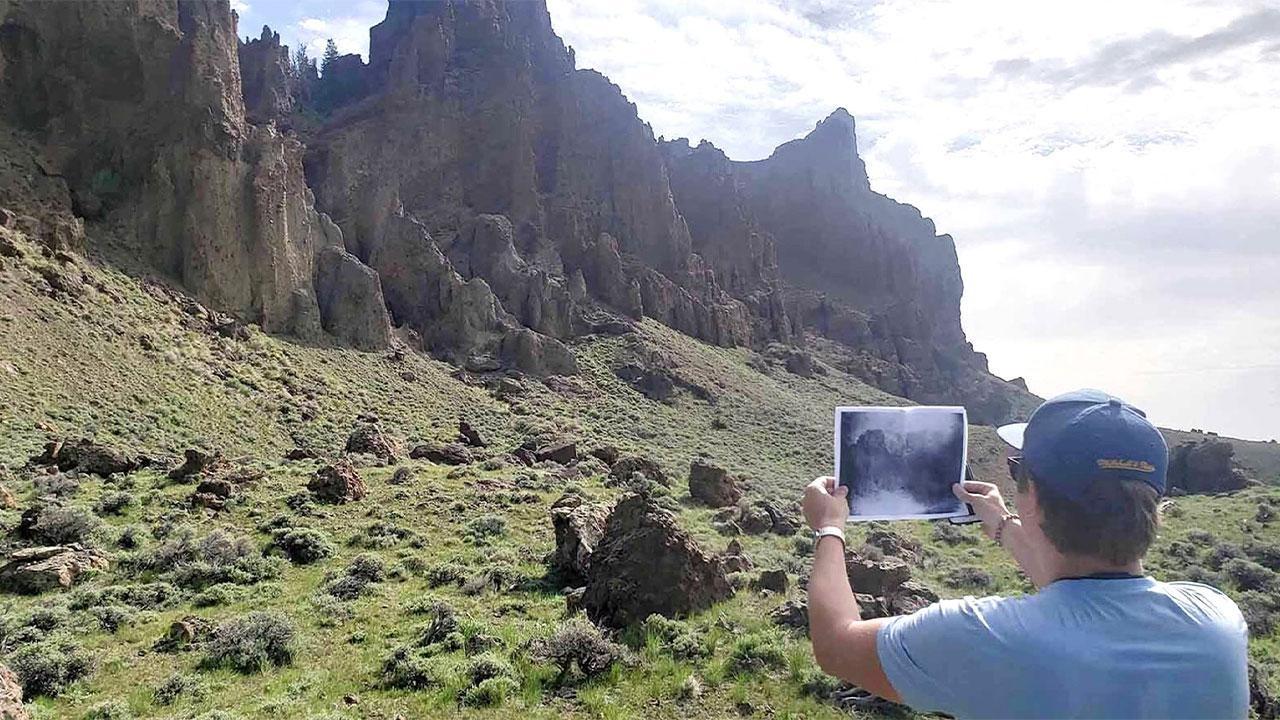 Brian Beauvais recreated photos from a geographic survey in Wyoming conducted a century earlier.