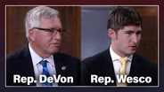 Rep. Dale DeVon and Rep. Tim Wesco