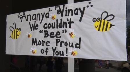 Video thumbnail: Valley PBS Community byYou Spelling Bee Champion Honored at School