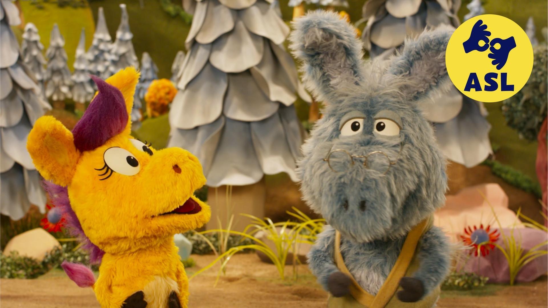 Donkey Hodie - A Big Favor for Grampy / A Fair Way To Bounce (ASL