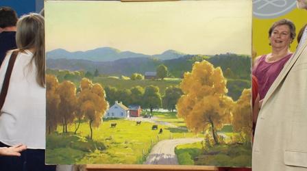Video thumbnail: Antiques Roadshow Appraisal: Harry Leith-Ross "Connecticut Valley in Fall" Oil