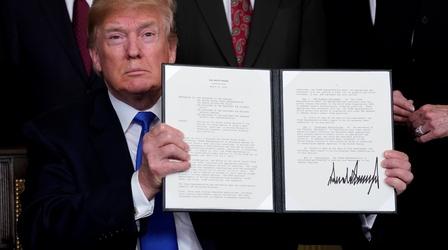 Video thumbnail: PBS NewsHour New Trump tariffs take direct aim at Chinese trade