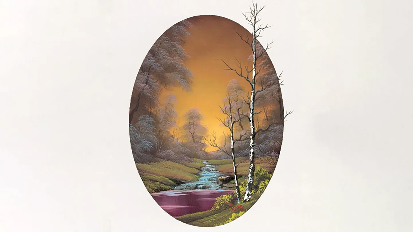 Crimson Oval