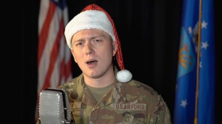 Video thumbnail: PBS NewsHour U.S. service members sing classic Christmas carol