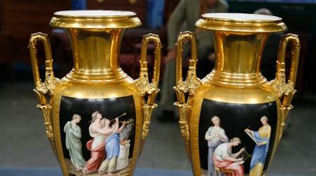 Video thumbnail: Antiques Roadshow Appraisal: French Porcelain Urns, ca. 1820
