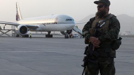 Video thumbnail: PBS NewsHour News Wrap: 19 Americans among group allowed to leave Kabul