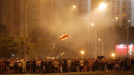Video thumbnail: PBS NewsHour Lukashenko's disputed victory sparks unrest in Belarus
