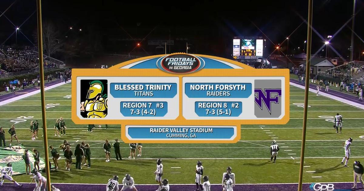 Football Fridays in GHSA Playoffs Round One Blessed
