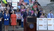 Sen. Menendez joins rally against GOP health care bill