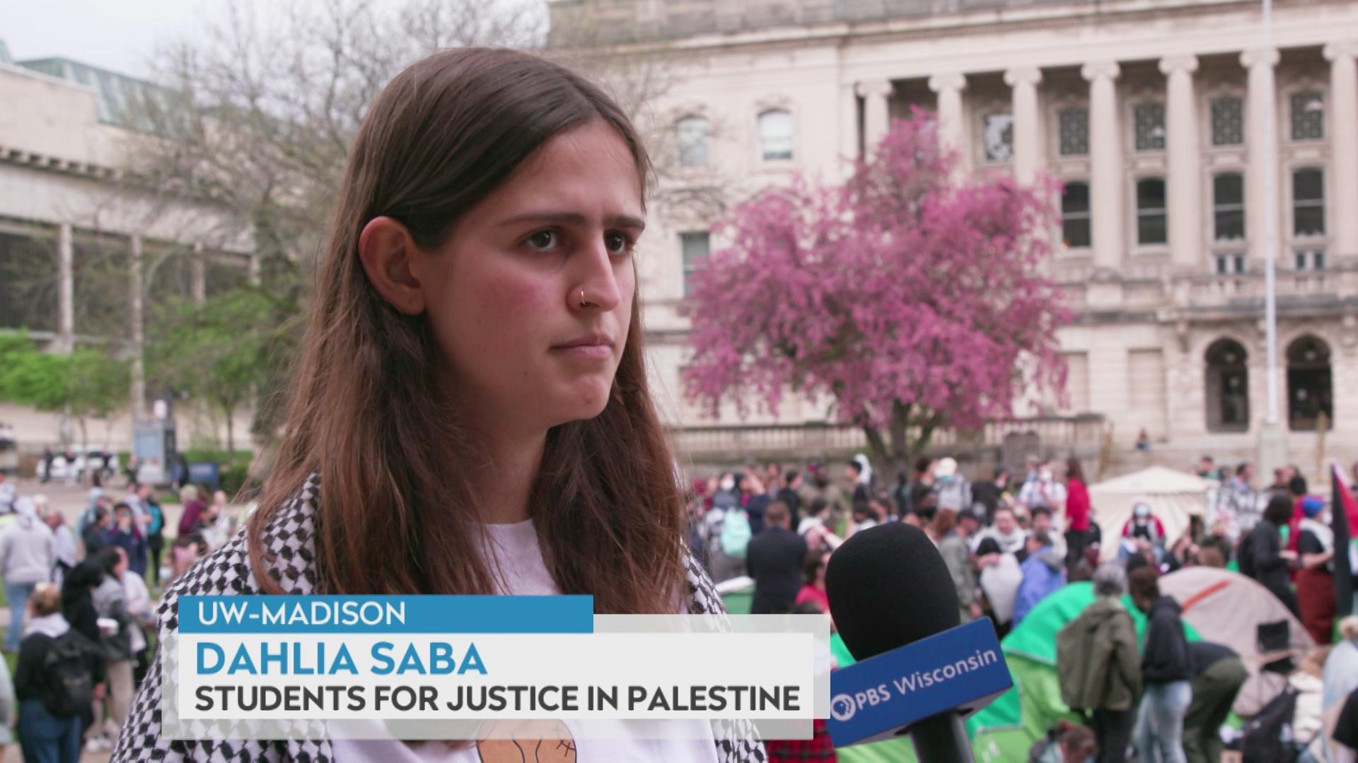 Dahlia Saba on Gaza solidarity demonstrations at UW-Madison