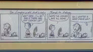 Appraisal: 1994 Charles Schulz-signed "Peanuts" Comic Strip