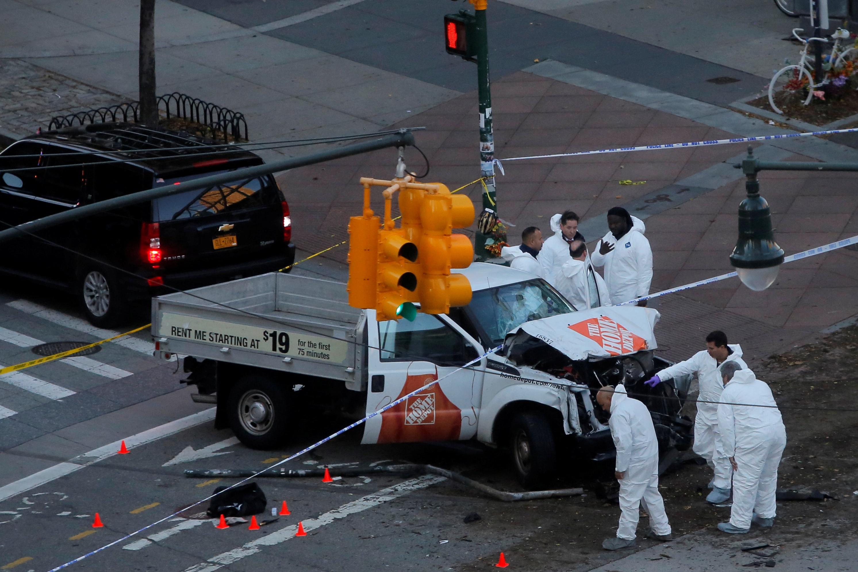 Suspect in custody in NYC after ‘lone-wolf’ truck attack
