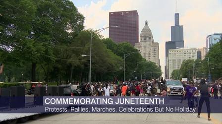 Video thumbnail: Chicago Tonight The Week in Review: Chicago Recognizes Juneteenth