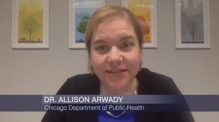 Video thumbnail: Chicago Tonight Dr. Allison Arwady on Chicago’s COVID-19 Vaccine Rollout
