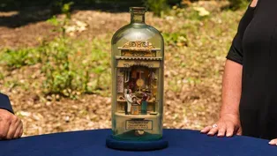 Appraisal: Carl Worner Folk Art Bottle, ca. 1900