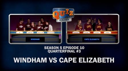 Video thumbnail: High School Quiz Show: Maine Windham vs. Cape Elizabeth