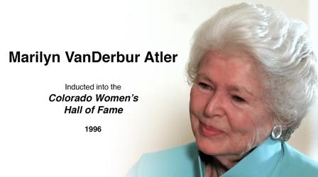 Video thumbnail: Great Colorado Women Great Colorado Women - Marilyn VanDerbur Atler