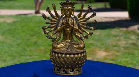 Video thumbnail: Antiques Roadshow Appraisal: Chinese Bodhisattva Bronze, ca. 1650