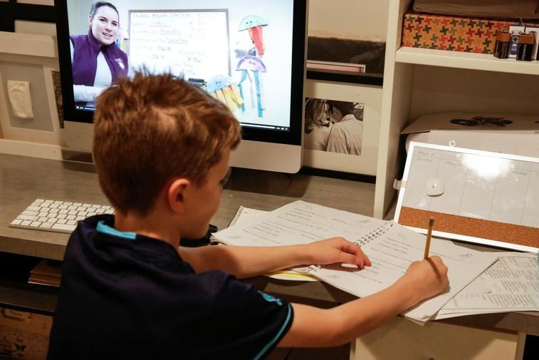 Technology is reshaping education. But is it helping students learn? Poster