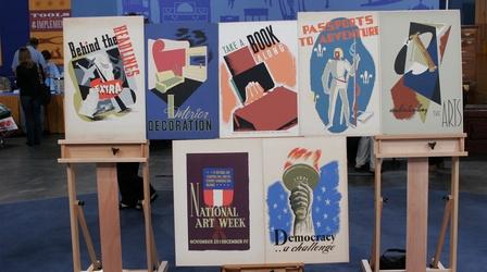 Video thumbnail: Antiques Roadshow Appraisal: WPA Silkscreen Posters, ca. 1940