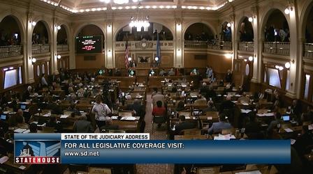 Video thumbnail: Statehouse 2019 State of the Judiciary Address