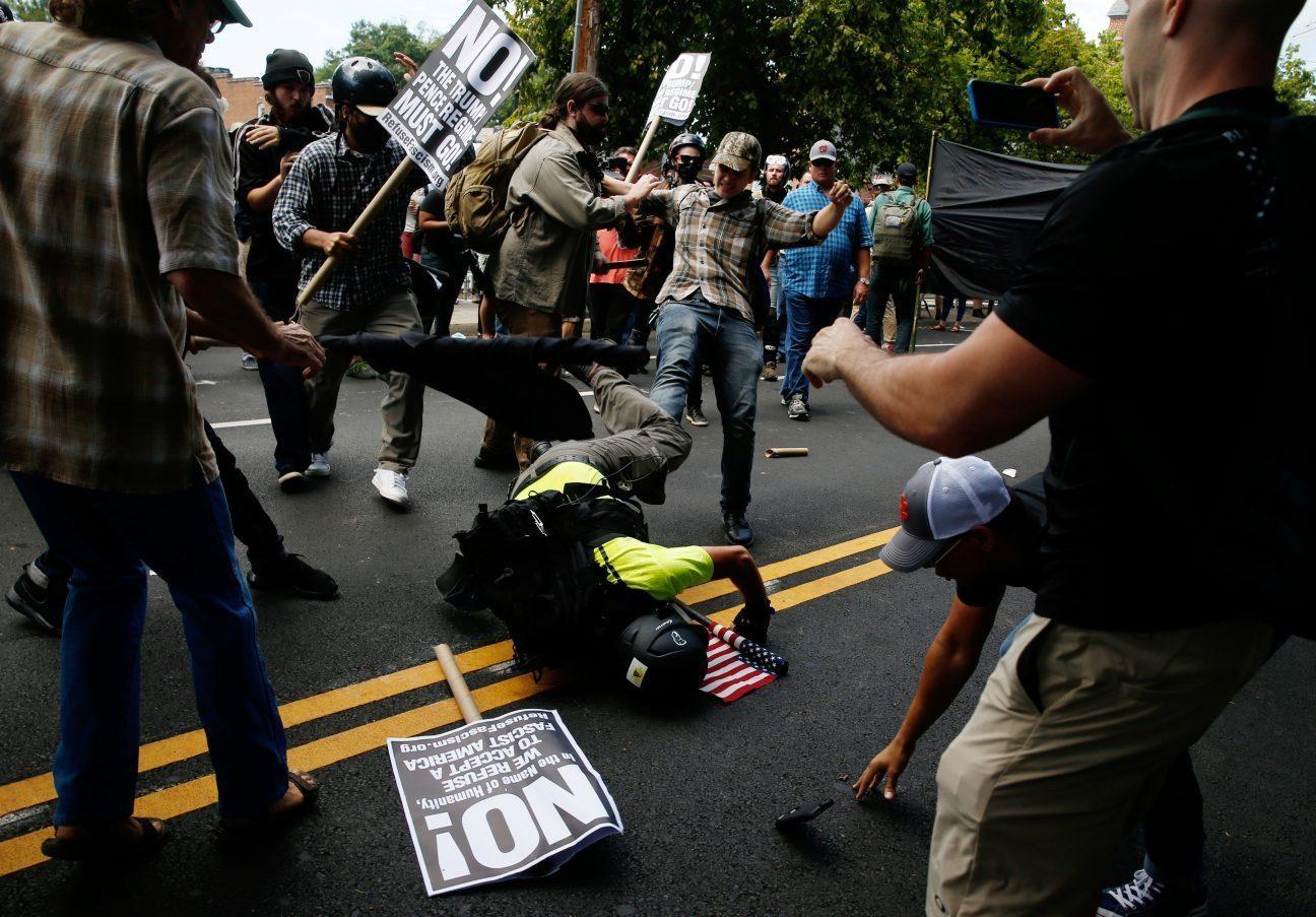 White nationalist rally brings clashes in Charlottesville