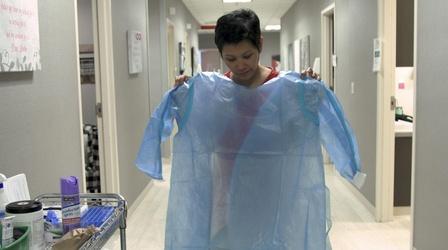 Video thumbnail: ncIMPACT Furniture makers turn to producing PPE.